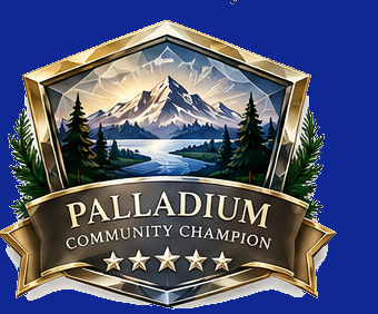 Palladium Community Champion recognition badge
